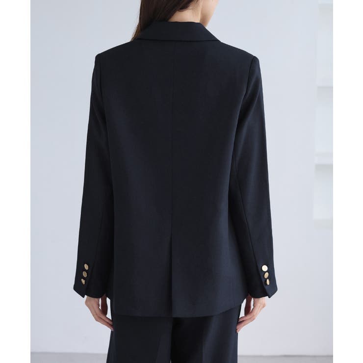 【WEB限定】レディハンサムシリーズ ウールライク金ボタンミドル丈ジャケット(総… | ROPE' PICNIC | 詳細画像33 