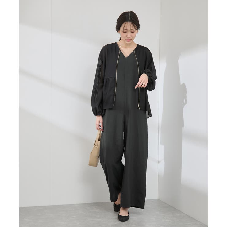 【吸水速乾・防シワ】エフォートレスリラックスオールインワン | ROPE' PICNIC | 詳細画像10 