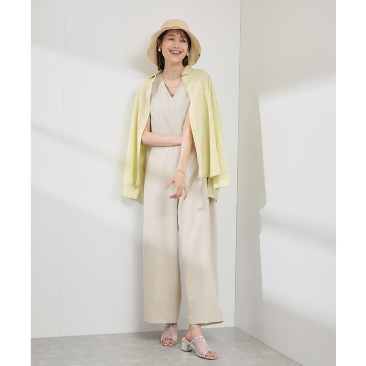 【吸水速乾・防シワ】エフォートレスリラックスオールインワン | ROPE' PICNIC | 詳細画像21 