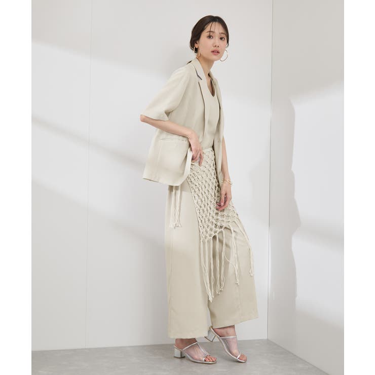 【吸水速乾・防シワ】エフォートレスリラックスオールインワン | ROPE' PICNIC | 詳細画像28 