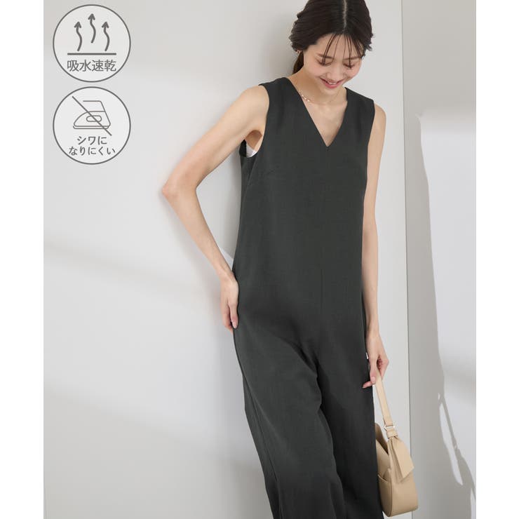 チャコール(06) | 【吸水速乾・防シワ】エフォートレスリラックスオールインワン | ROPE' PICNIC