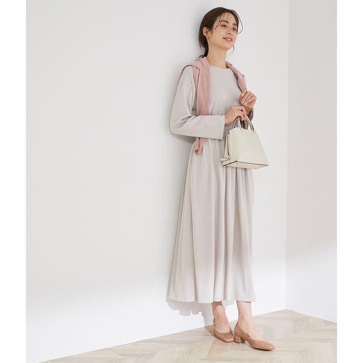 洗える ライトポンチウエストシャーリングワンピース 品番 Rpow Rope Outlet ロペアウトレット のレディースファッション通販 Shoplist ショップリスト