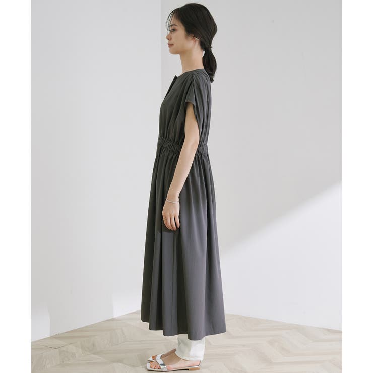 ポリエステルデシンギャザーワンピース 品番 Rpow Rope Outlet ロペアウトレット のレディースファッション通販 Shoplist ショップリスト