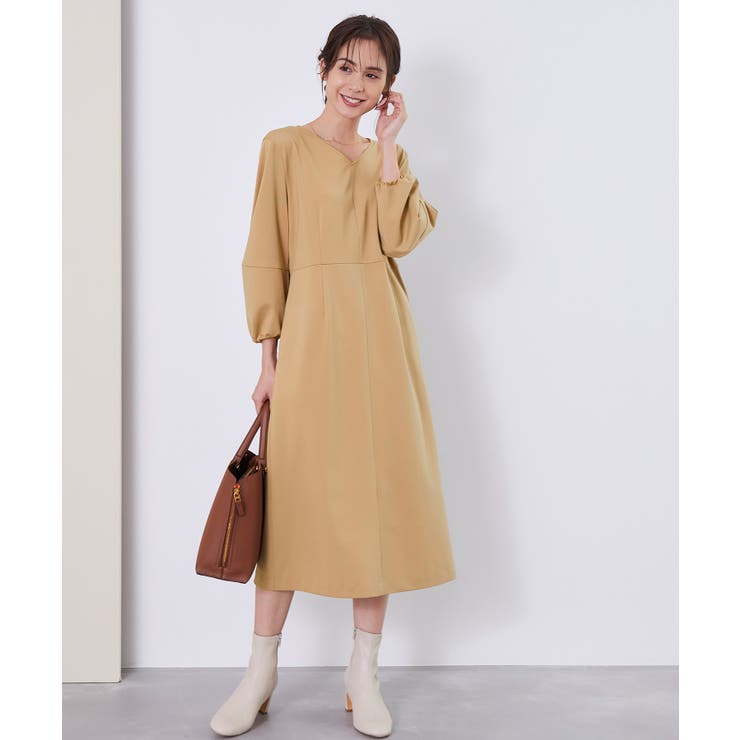 カットラッセルボリュームスリーブワンピース 品番 Rpow Rope Outlet ロペアウトレット のレディースファッション通販 Shoplist ショップリスト