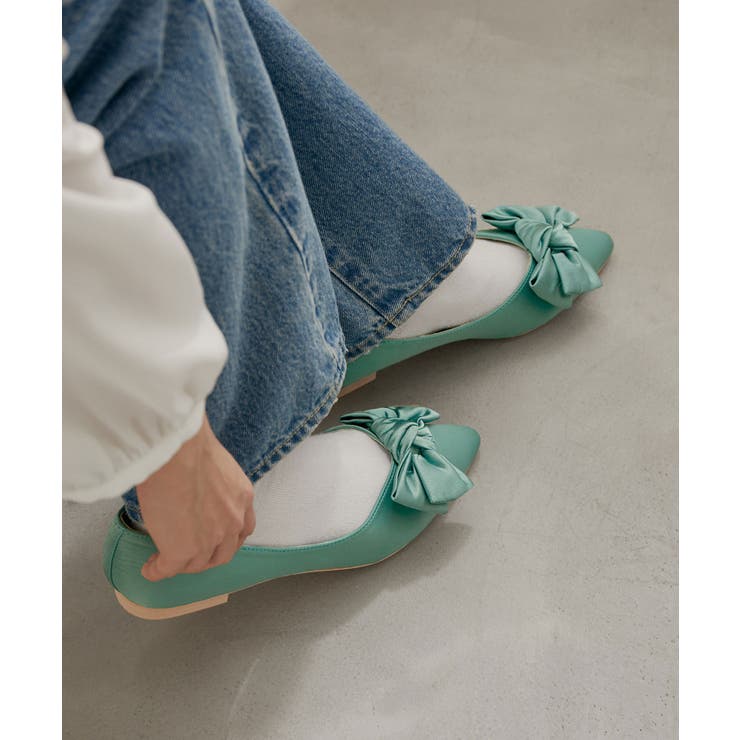 マットサテンリボンフラットシューズ | ROPE' PICNIC | 詳細画像11 