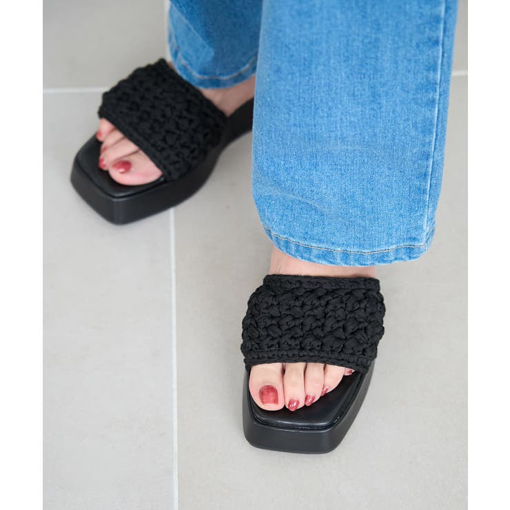 マクラメプラットフォームサンダル | ROPE' PICNIC | 詳細画像2 