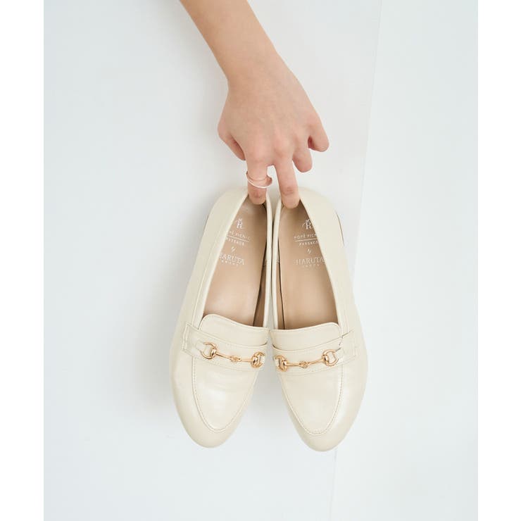 キナリ(16) | HARUTA リンクルエナメルビット付フラットローファー | ROPE' PICNIC