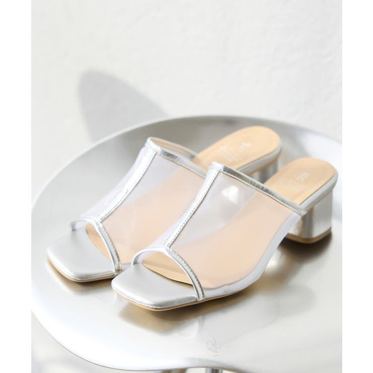 スクエアトゥチュールミュール | ROPE' PICNIC | 詳細画像1 