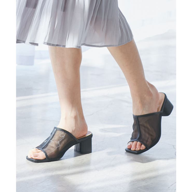 スクエアトゥチュールミュール | ROPE' PICNIC | 詳細画像2 