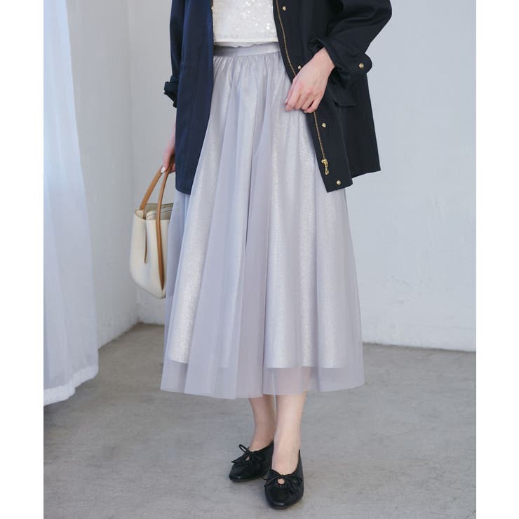 リボンギャザーミドルヒールパンプス | ROPE' PICNIC | 詳細画像3 