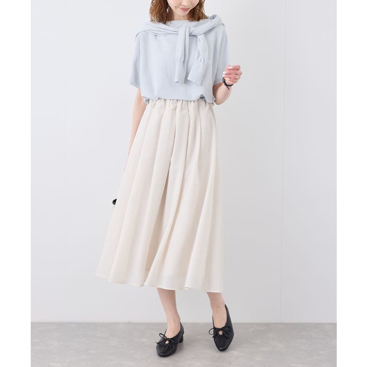 リボンギャザーミドルヒールパンプス | ROPE' PICNIC | 詳細画像6 