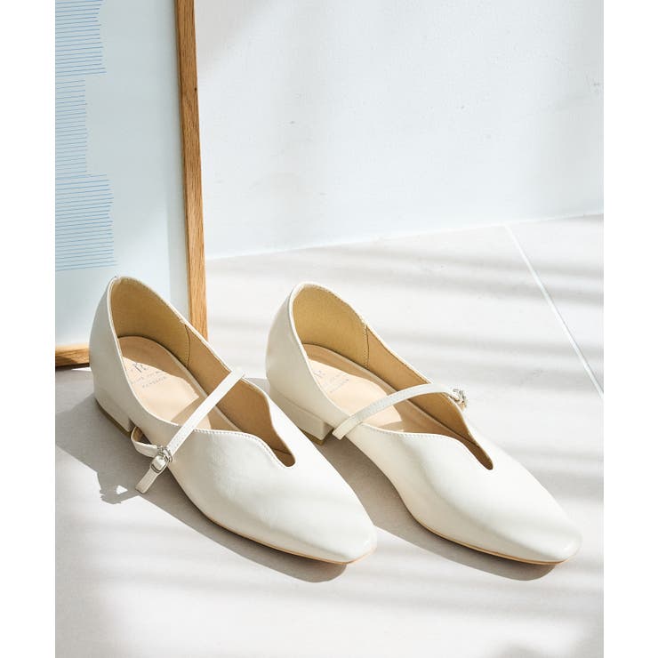 スクエアトゥローヒールストラップシューズ | ROPE' PICNIC | 詳細画像5 