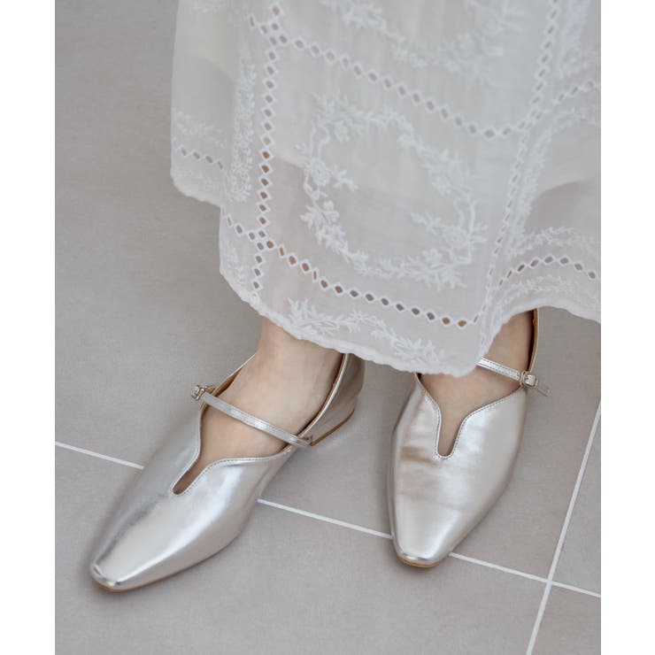 スクエアトゥローヒールストラップシューズ | ROPE' PICNIC | 詳細画像6 