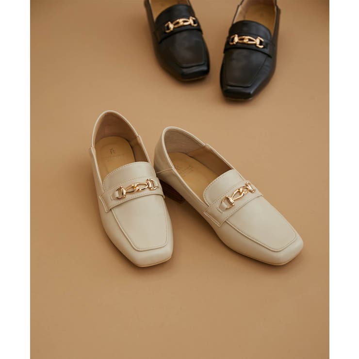 キナリ(16) | 【一部店舗限定】スクエアトゥビット付きバブーシュローファー | ROPE' PICNIC