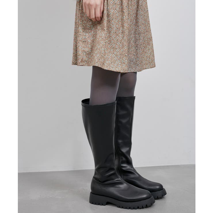 プラットフォームストレッチロングブーツ | ROPE' PICNIC | 詳細画像4 