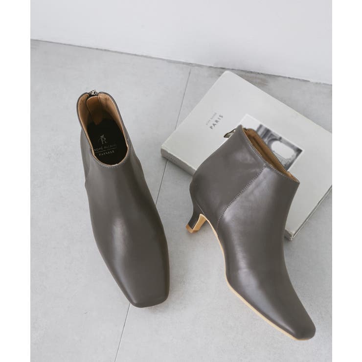 グレー(07) | ラインリフトショートブーツ | ROPE' PICNIC