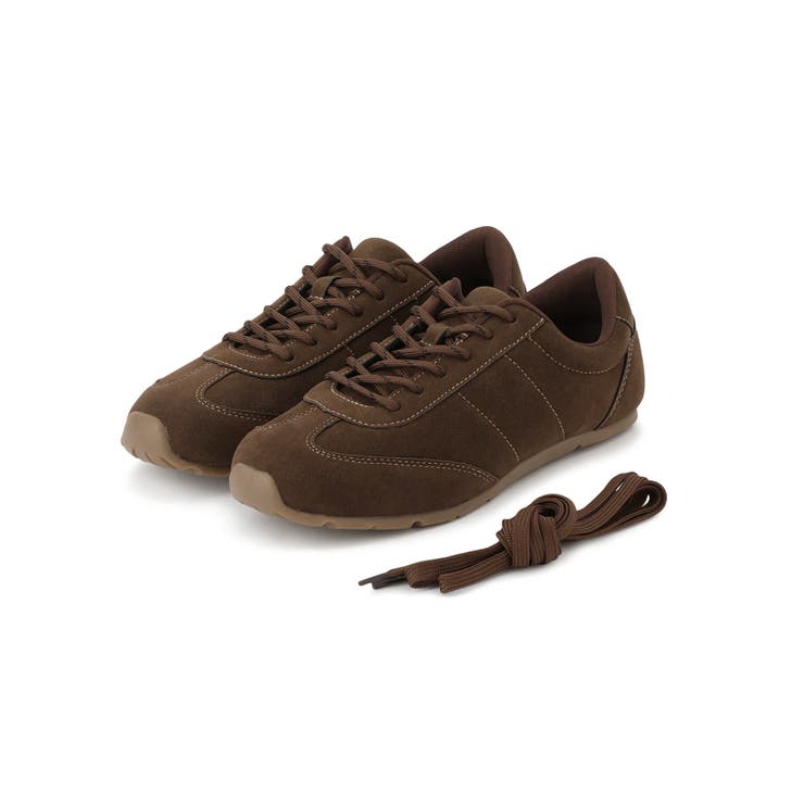 シルバー＆スエードライクフラットスニーカー | ROPE' PICNIC | 詳細画像6 