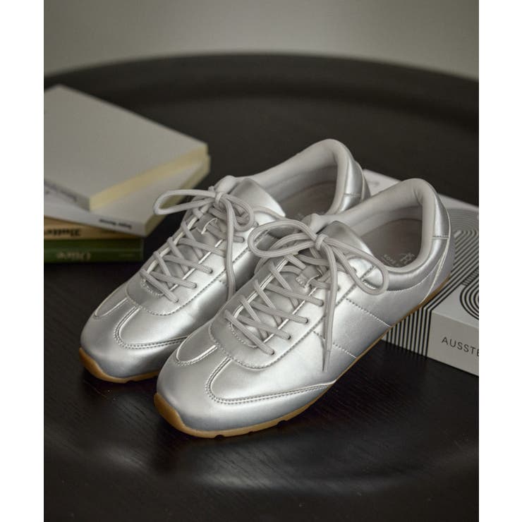 シルバー(93) | シルバー＆スエードライクフラットスニーカー | ROPE' PICNIC