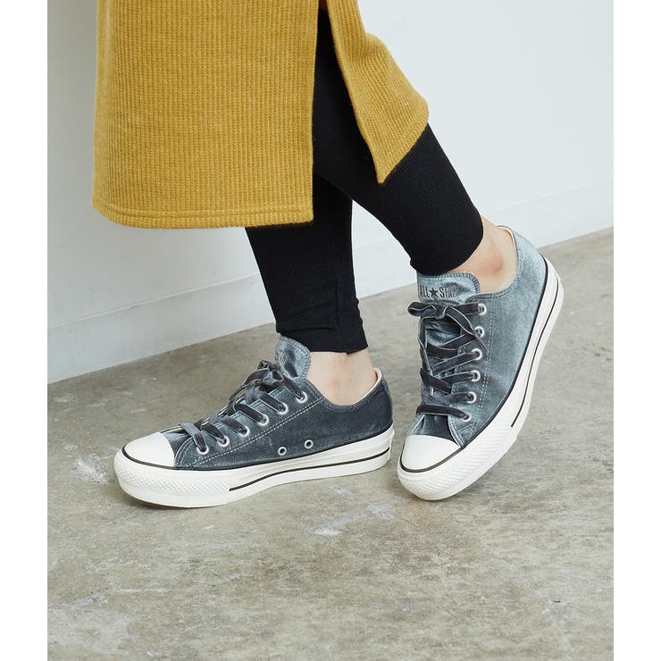 【CONVERSE】オールスターベルベットOX