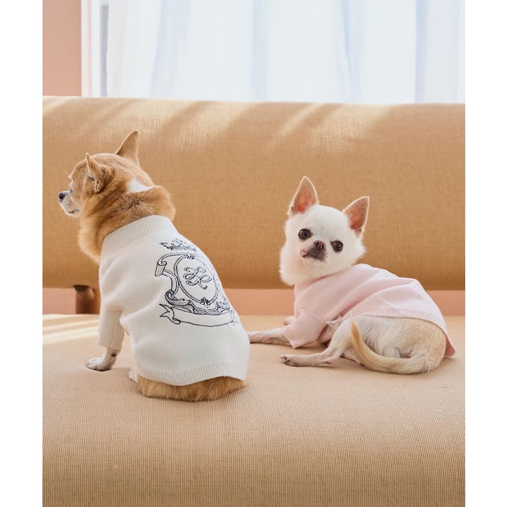 【DOG】スエットライク刺繍ニット/リンクコーデ | ROPE' PICNIC | 詳細画像10 