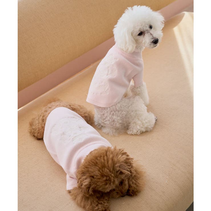 【DOG】スエットライク刺繍ニット/リンクコーデ | ROPE' PICNIC | 詳細画像13 