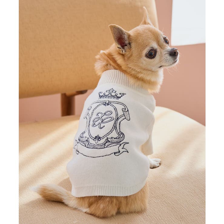 【DOG】スエットライク刺繍ニット/リンクコーデ | ROPE' PICNIC | 詳細画像3 