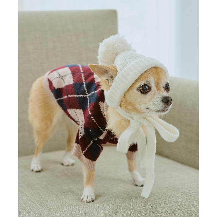 【DOG】アーガイルニットプルオーバー | ROPE' PICNIC | 詳細画像10 