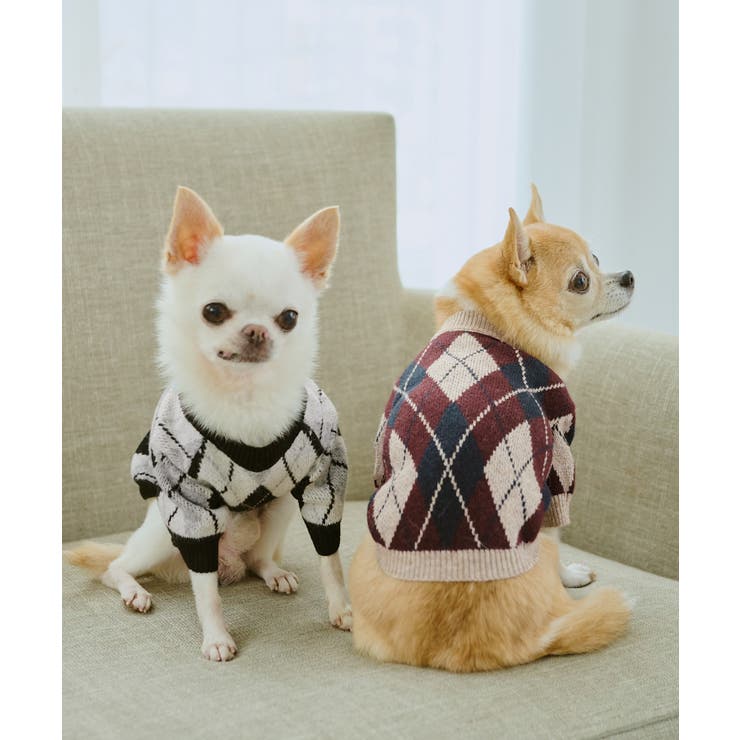 【DOG】アーガイルニットプルオーバー | ROPE' PICNIC | 詳細画像11 