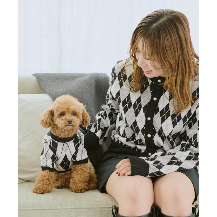 【DOG】アーガイルニットプルオーバー | ROPE' PICNIC | 詳細画像16 