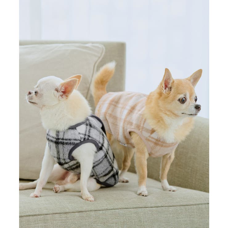 【DOG】チェック柄シャギーベスト | ROPE' PICNIC | 詳細画像15 