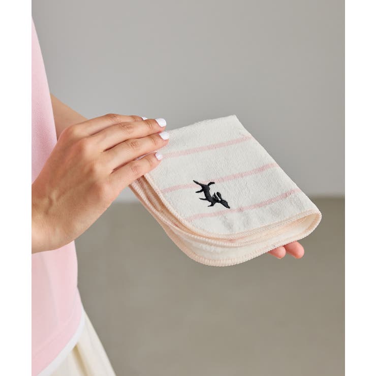 ワンポイント刺繍ストライプタオルハンカチ/ボックス入り | ROPE' PICNIC | 詳細画像3 