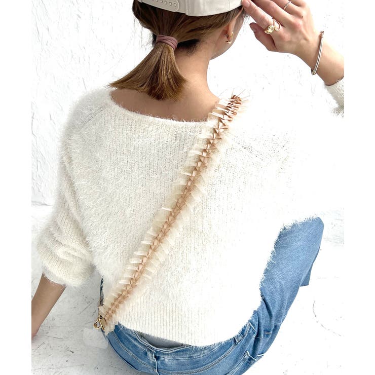 ベージュ系(28) | フリルマルチショルダーストラップ | ROPE' PICNIC