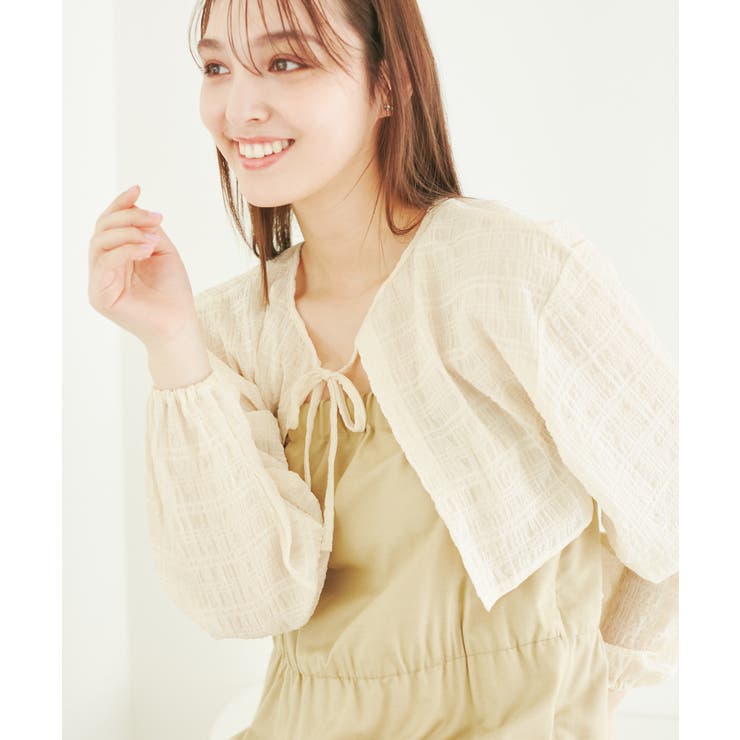 ふくれジャガードボレロ | ROPE' PICNIC | 詳細画像11 