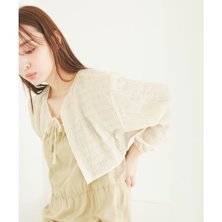 ふくれジャガードボレロ | ROPE' PICNIC | 詳細画像12 