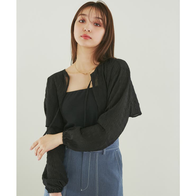 ふくれジャガードボレロ | ROPE' PICNIC | 詳細画像6 