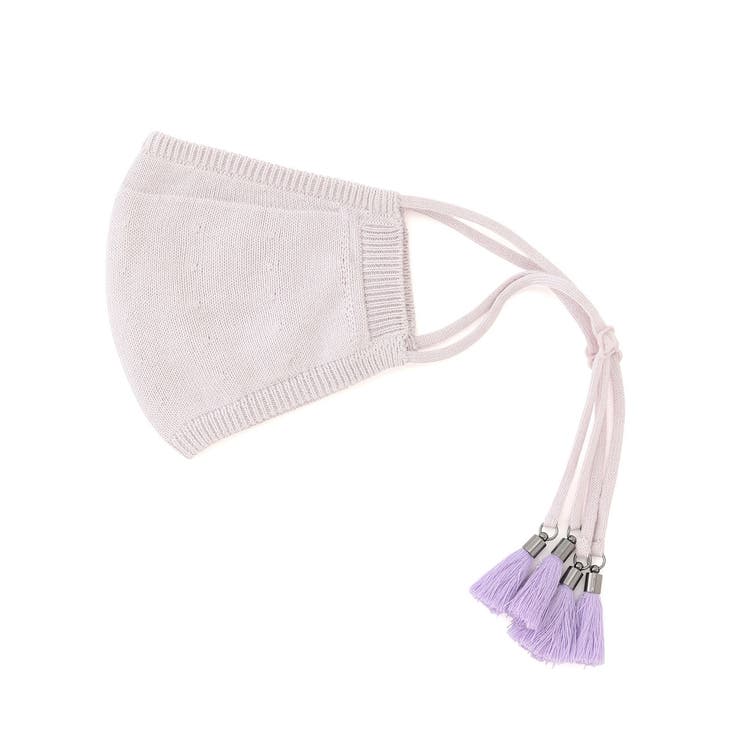 タッセル付きコットンニットマスク | ROPE' PICNIC | 詳細画像3 