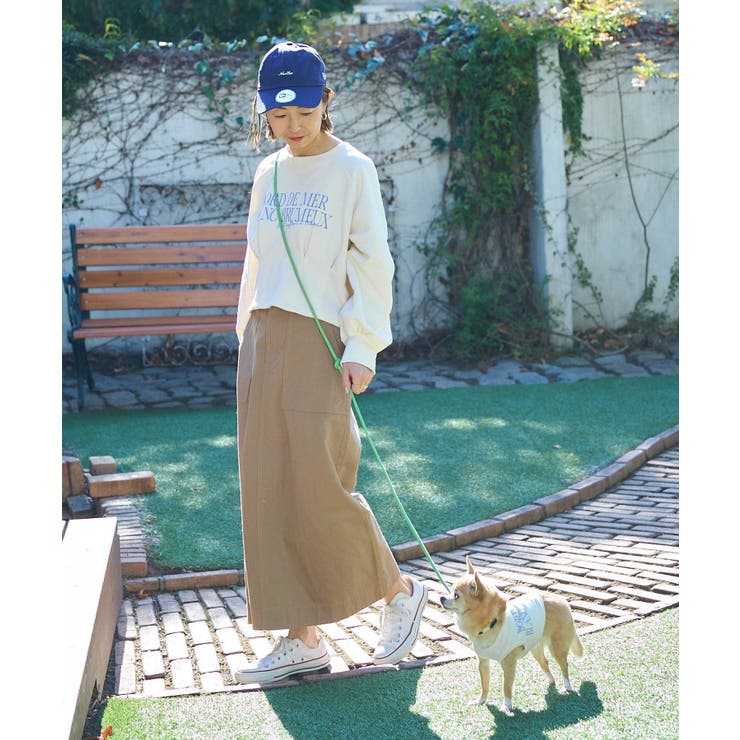 【DOG】クロップドロゴスウェット/リンクコーデ | ROPE' PICNIC | 詳細画像13 