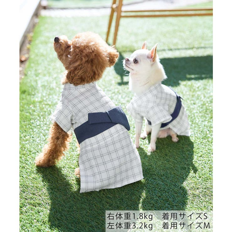 【DOG】チェック柄浴衣 | ROPE' PICNIC | 詳細画像5 