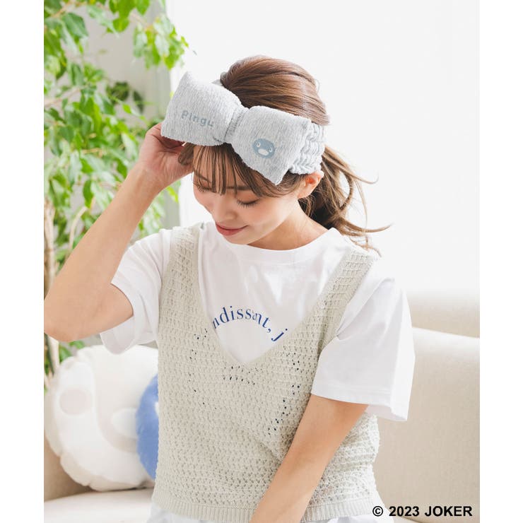 【Pingu × ROPE' PICNIC】パイルもこもこリボンヘアターバン | ROPE' PICNIC | 詳細画像4 