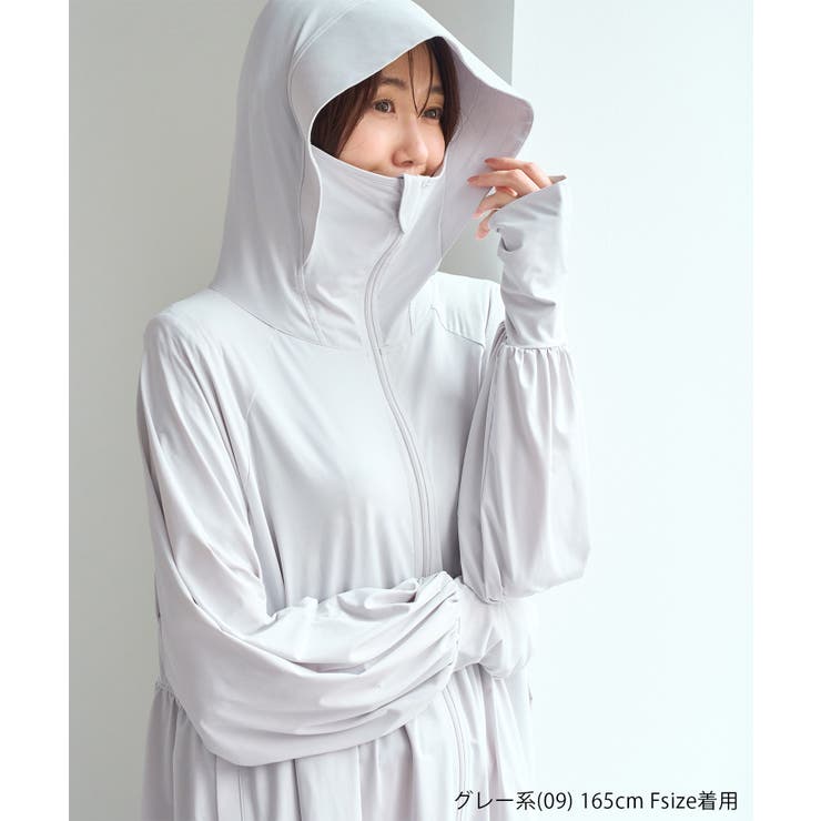 【WEB限定カラー】絶対焼けたくないUVパーカー/UVカット・接触冷感 | ROPE' PICNIC | 詳細画像10 