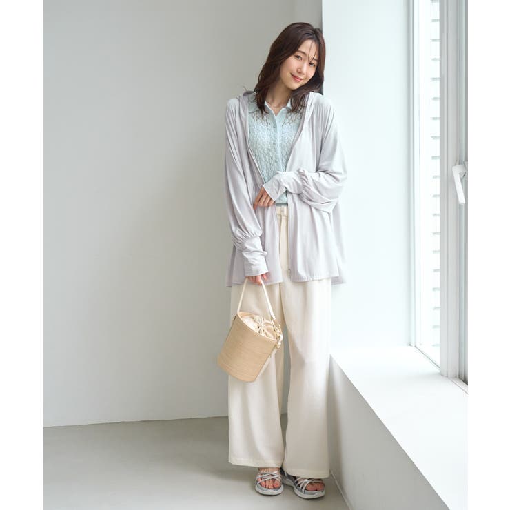 【WEB限定カラー】絶対焼けたくないUVパーカー/UVカット・接触冷感 | ROPE' PICNIC | 詳細画像12 