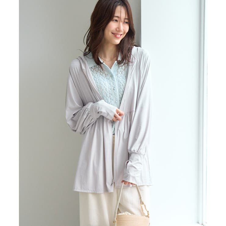 【WEB限定カラー】絶対焼けたくないUVパーカー/UVカット・接触冷感 | ROPE' PICNIC | 詳細画像13 