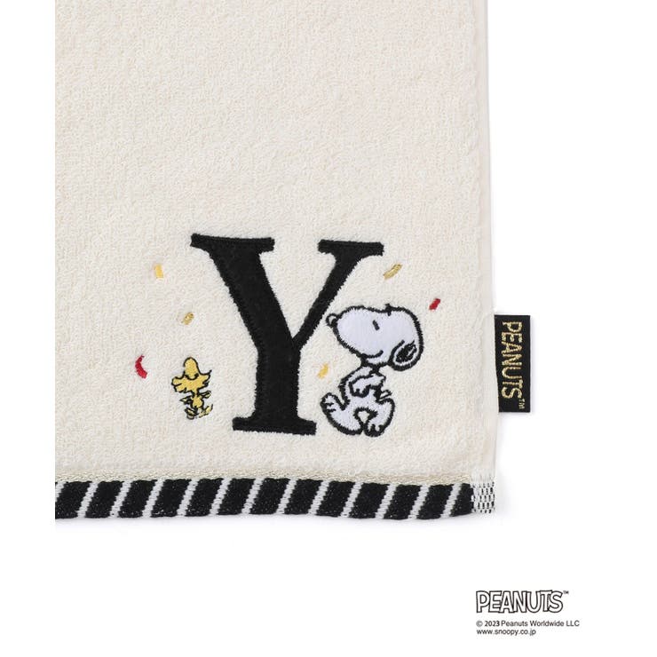 【PEANUTS】スヌーピーふわふわイニシャルミニタオル | ROPE' PICNIC | 詳細画像10 