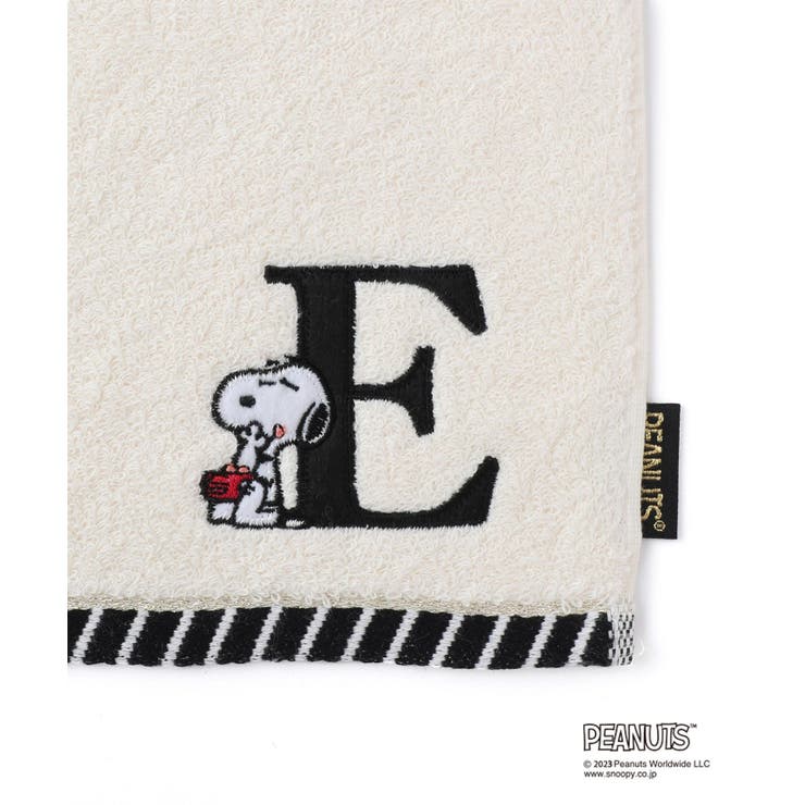 【PEANUTS】スヌーピーふわふわイニシャルミニタオル | ROPE' PICNIC | 詳細画像12 