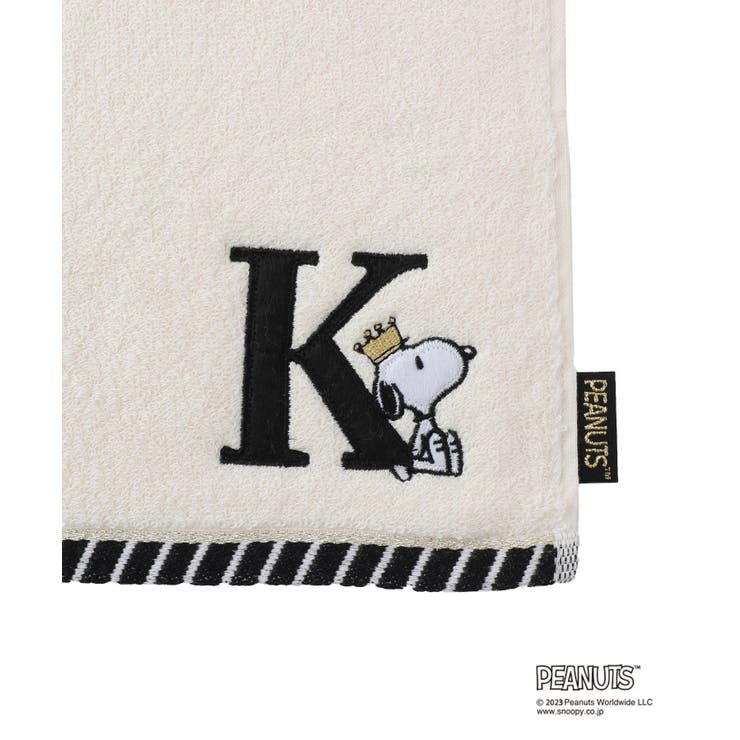 【PEANUTS】スヌーピーふわふわイニシャルミニタオル | ROPE' PICNIC | 詳細画像6 