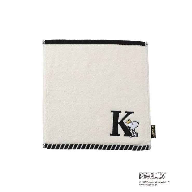 ホワイト系(11) | 【PEANUTS】スヌーピーふわふわイニシャルミニタオル | ROPE' PICNIC