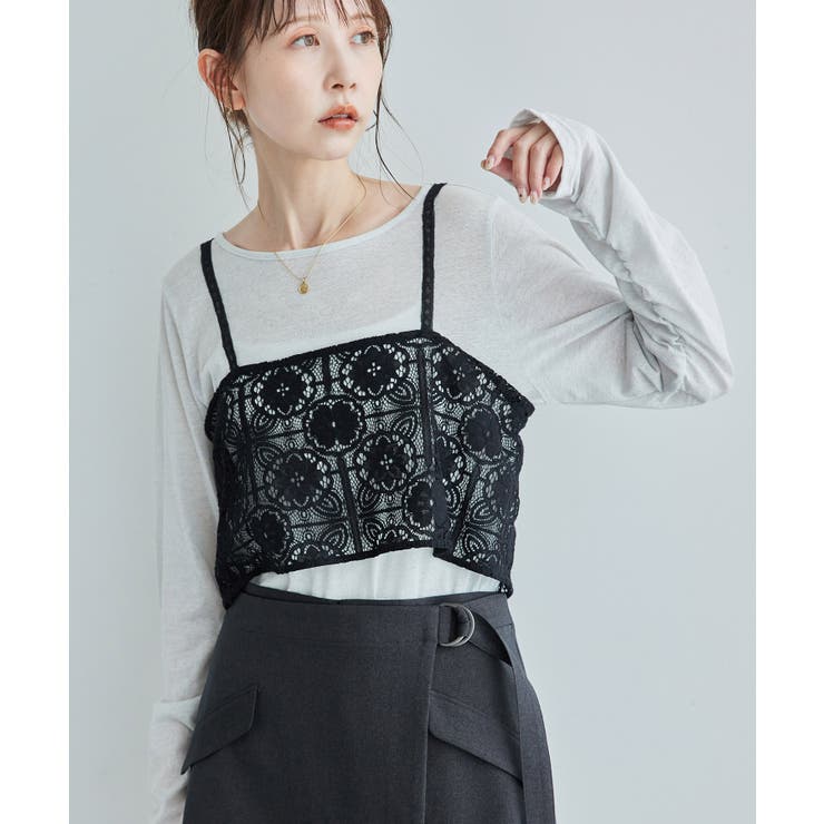 レイヤードレースビスチェ | ROPE' PICNIC | 詳細画像4 