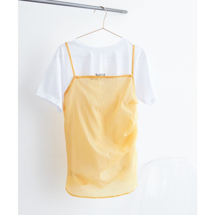 シアーミドル丈レイヤードキャミソール | ROPE' PICNIC | 詳細画像19 