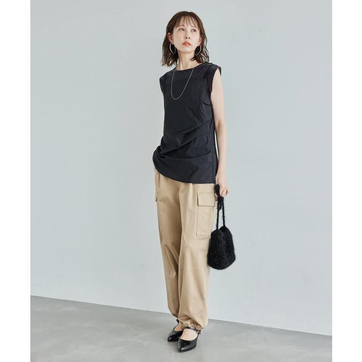 シアーミドル丈レイヤードキャミソール | ROPE' PICNIC | 詳細画像2 