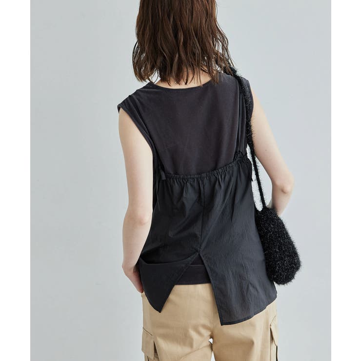 シアーミドル丈レイヤードキャミソール | ROPE' PICNIC | 詳細画像6 